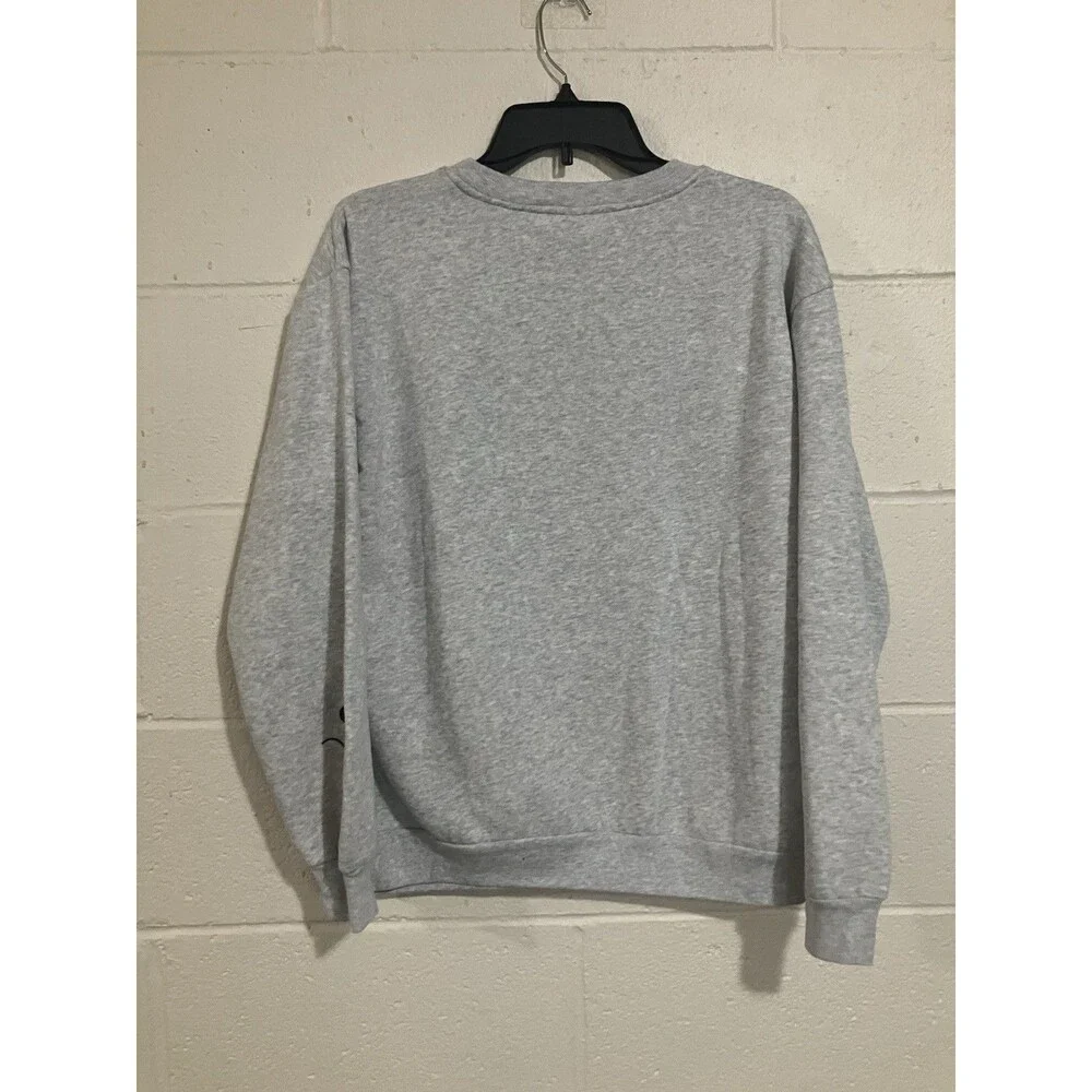 Mickey Mouse California Crewneck Sweatshirt | Grey Comfy Disney Pullover XS & L
